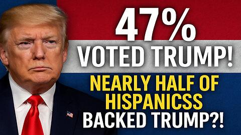 43-47% Of Hispanics Voted For President Trump! What's The Problem?
