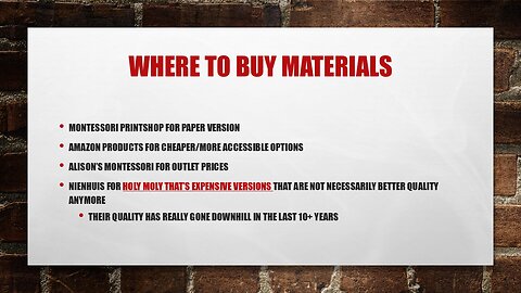 AMI Montessori Math Group 4: Where To Buy Materials + Affordabilty vs Luxury