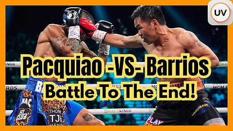 Manny Pacquiao -VS- Mario Barrios | Extended Fight Highlights in Las Vegas | Exclusively on UVueTV