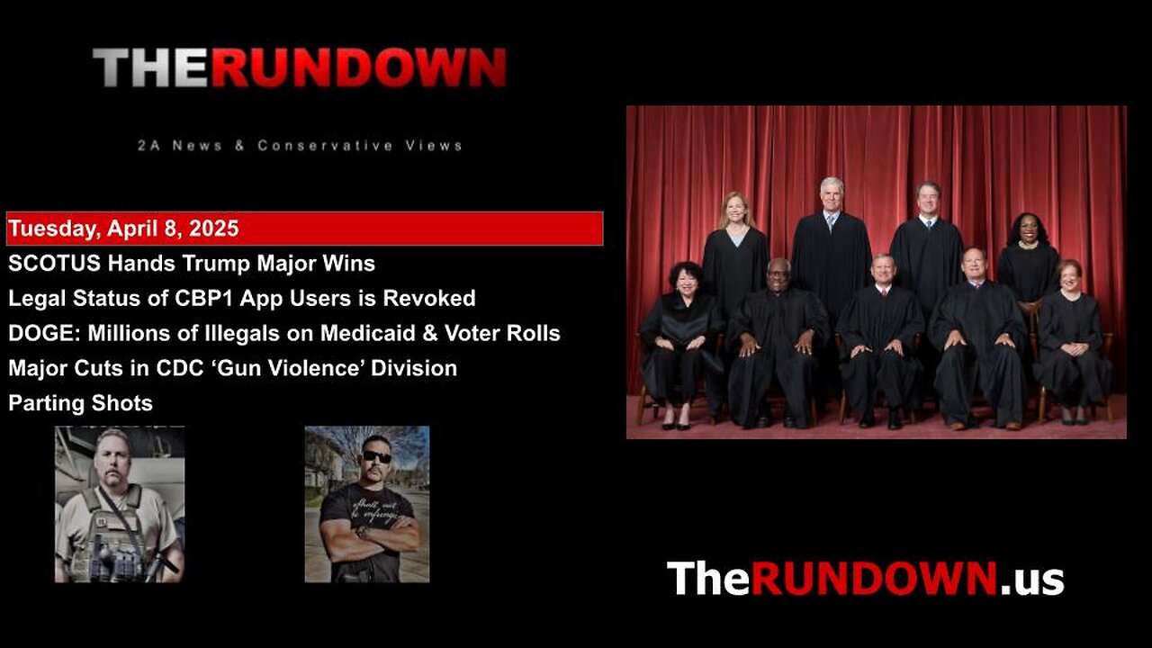 #893 - SCOTUS Hands Trump Wins in Right -Sizing Federal Workforce & Deporting Gang Members