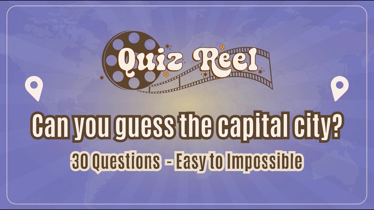 Can You Guess These Capital Cities? | Fast Geography Quiz