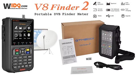 📡 Digital Satellite Finder DVB-S2X/S2/S 🔍📶