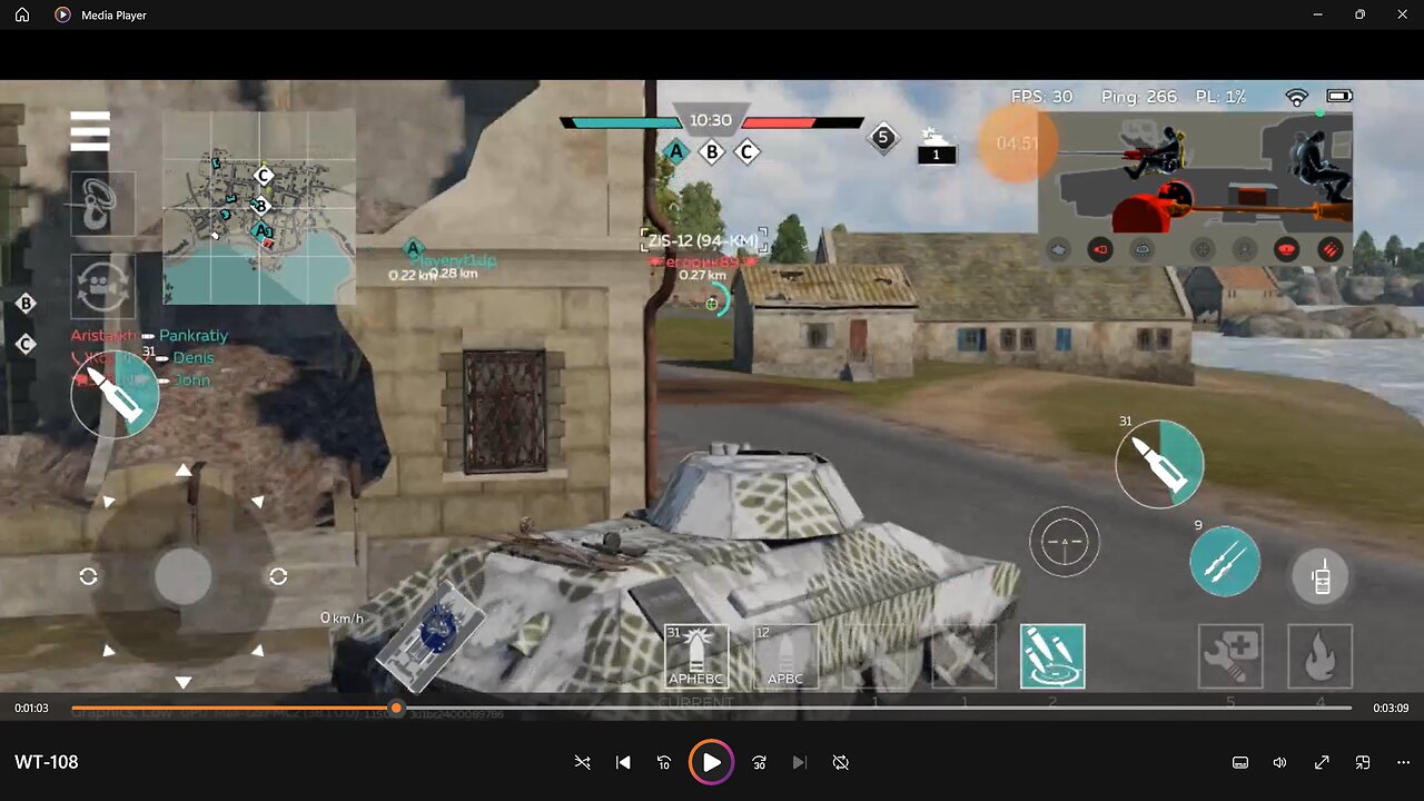 War Thunder Russian T-34 tank gameplay