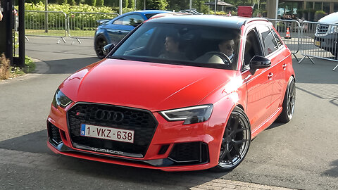 Cars Leaving a Car Meet!