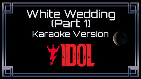 Billy Idol - White Wedding (Part 1) (CC)
