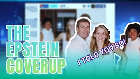 I TOLD YOU SO! The Epstein Coverup