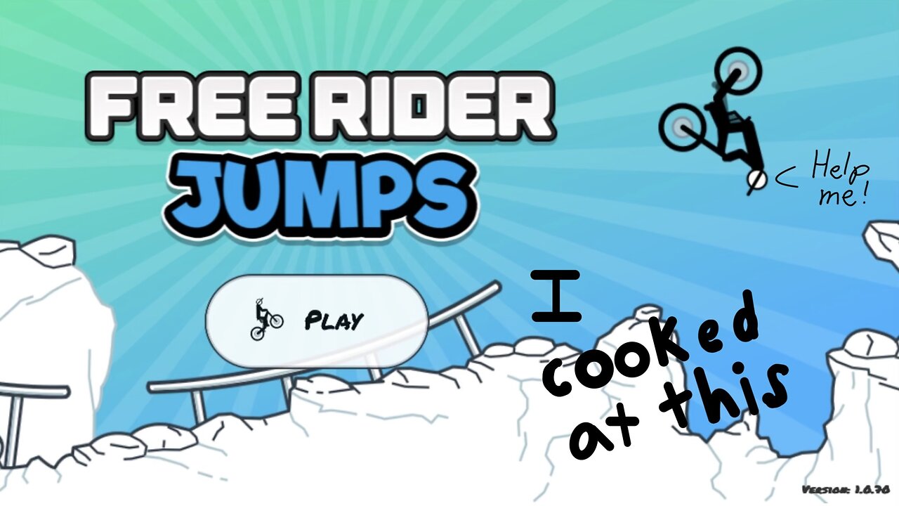 me cooking at free rider jumps