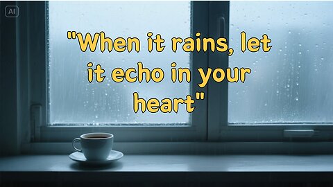 Rainy Day Lo-Fi Music | When It Rains, Let It Echo in Your Heart 🌧️🎵