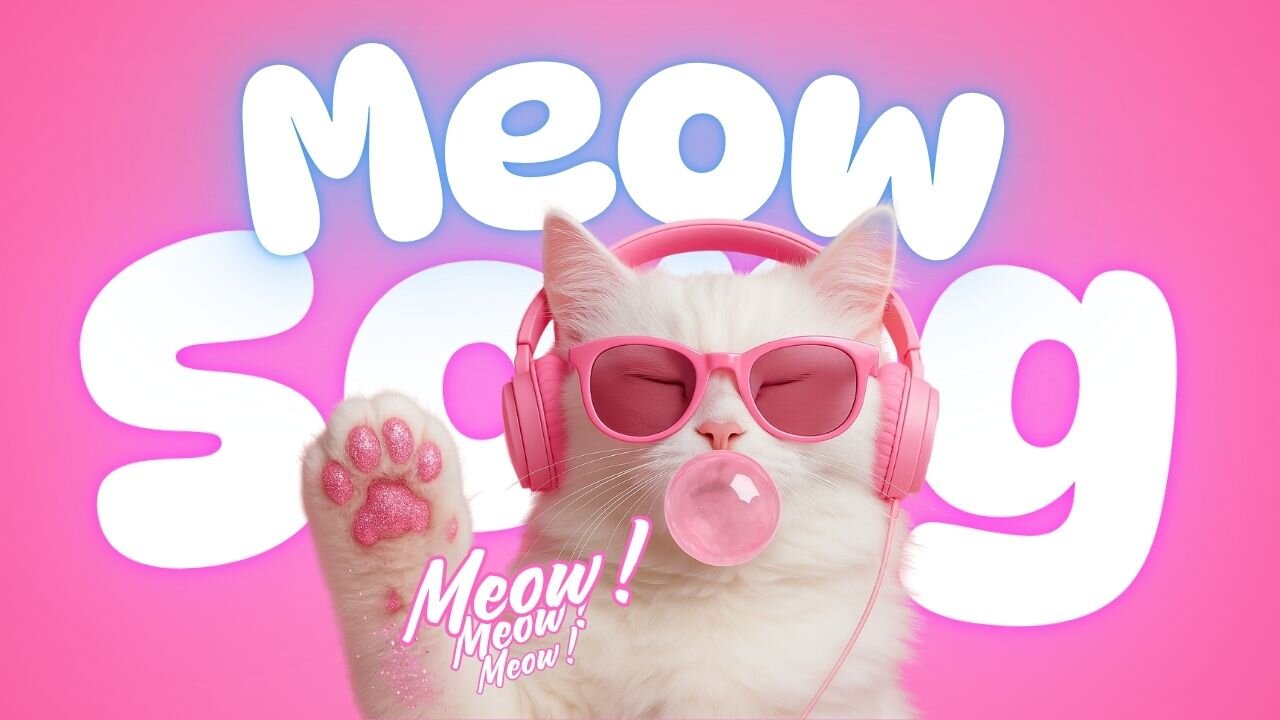 MEOW MEOW MEOW ! What's The Cat Say? (Meow Song) | Funny Cat Song