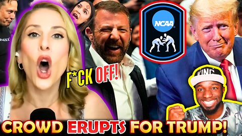 🚨NCAA Stadium ERUPTS Into USA CHANTS As Trump Arrives While Ana Kasparian Tells AOC To "F*CK OFF"!