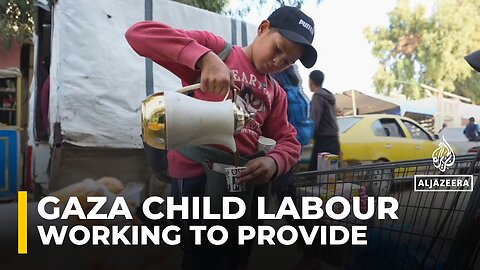 Gaza’s children carry adult responsibilities as Israel's war forces them into work