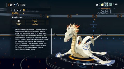 plesiomon all digivolution/de-digivolution/profile Digimon Story Time Stranger