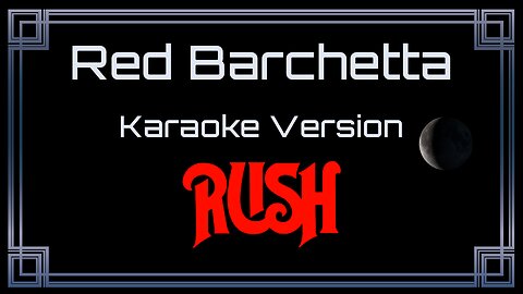 Rush - Red Barchetta (CC)