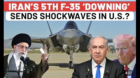 Israel’s U.S.-Made F-35 Jets Paper Tigers Against Iran? Tehran Claims 5th ‘Adir’ Downed In 5 Days