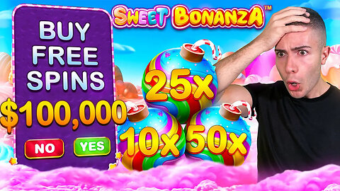 DOING A $100,000 SWEET BONANZA BONUS BUY