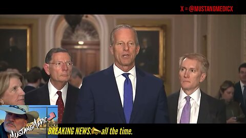 BREAKING NEWS:📣 Senate Majority Leader John Thune exposes the Democrats for their delays.