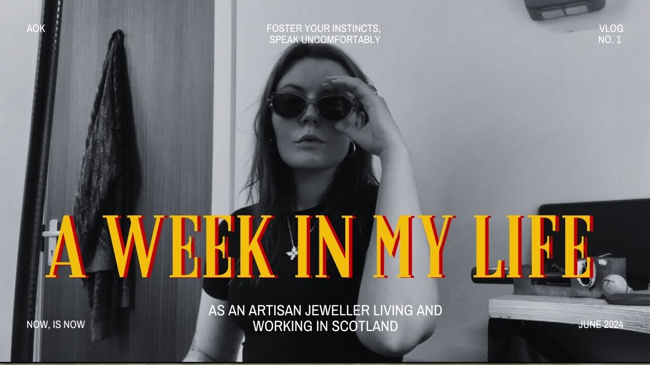 a week in the life of a jewellery artist | artist studio vlog