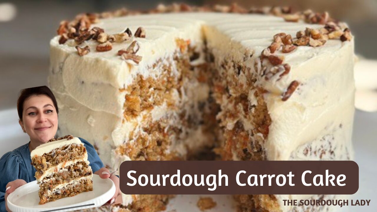 Sourdough Carrot Cake