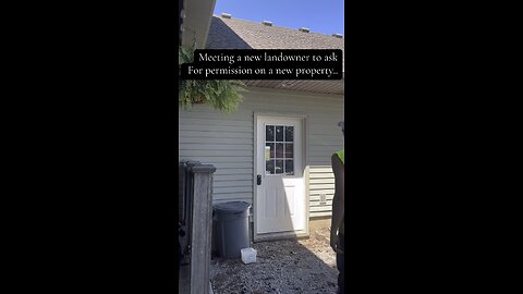 Didn’t get permission, but at least I’m educating these land owners on who controls the banks
