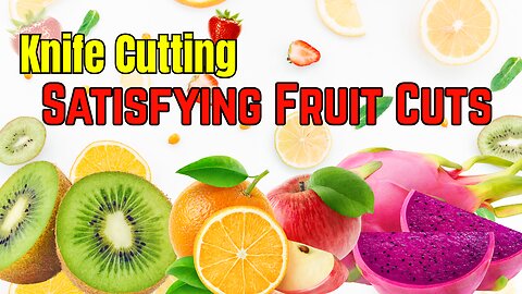 Ultimate ASMR Fruit Slicing | Relaxing Knife Cutting Sounds with 5 Fresh Fruits