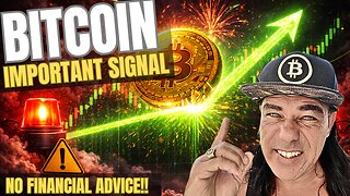 BITCOIN CHARTS CONFIRM A VERY IMPORTANT SIGNAL!!!