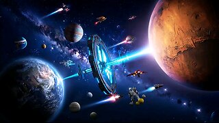 : 🛸 Sunday in Space: Relaxing Morning Views from a Floating Metropolis