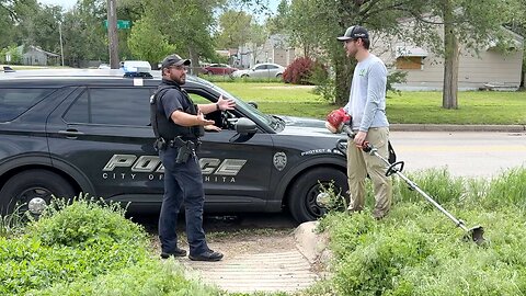 I was not expecting the POLICE to show up MID-JOB