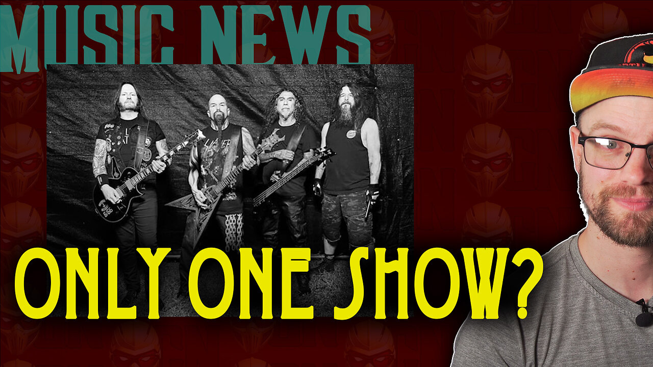 Slayer's ONLY East Coast Show, and other Music News | Nerd News Music