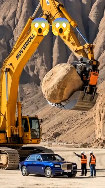 Excavator Destroys Rolls-Royce? Insane Construction Scene!