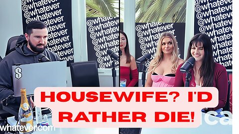 She said she'd rather die working than be a housewife… this is feminism now.