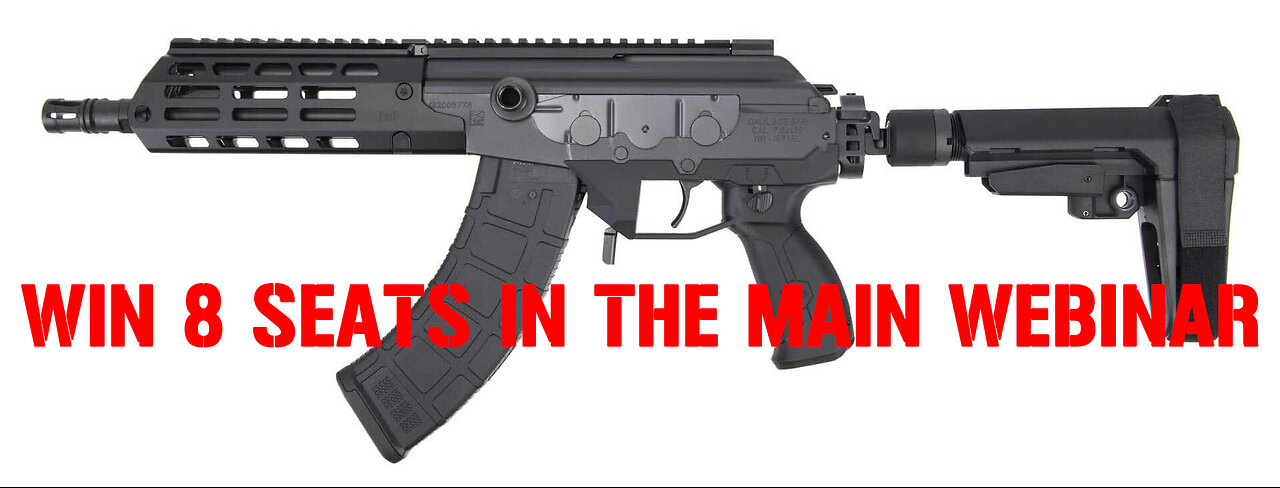 IWI Galil Ace Gen 2 MINI #1 FOR 8 SEATS IN THE MAIN WEBINAR