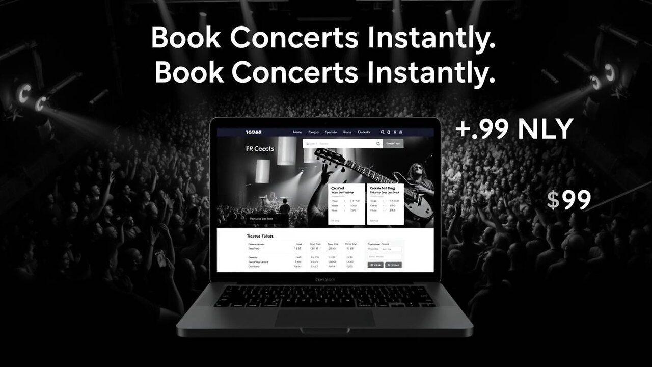 🚨 Code With Bitwizards’ 2025 AI Concert Website ($99!): Book Tickets + Live Updates!
