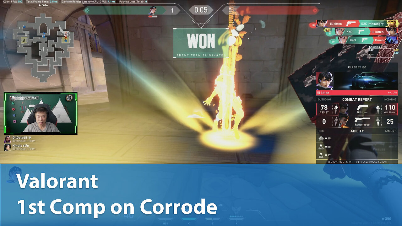 1st Comp on Corrode | Competitive 1W-3L | Valorant