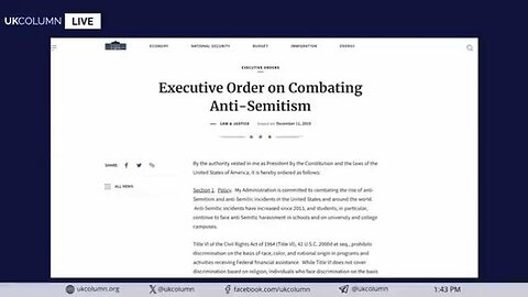 "Understanding Trump's Executive Order: Can You Legally Criticize Israel & Israelis?"