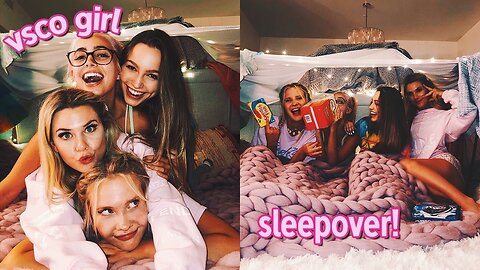 throwing the ultimate VSCO girl sleepover...
			