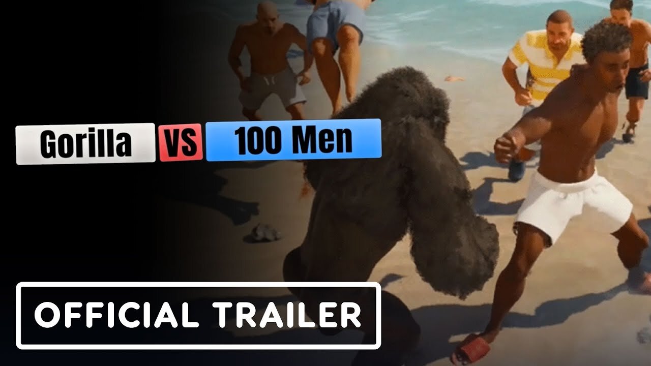 Gorilla Vs 100 Men - Official Gameplay Launch Trailer