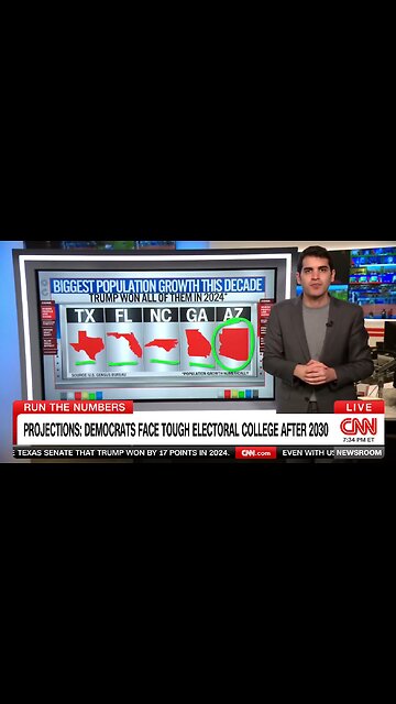 CNN Pollster Says There's A "Blue State Depression" While Red States "Boom"