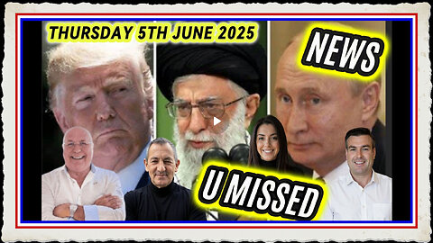 CHARLIE WARD DAILY NEWS WITH CHARLIE WARD, PAUL BROOKER WARREN THORNTON THURSDAY 5TH JUNE 2025