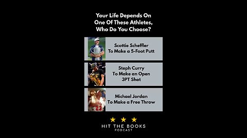 Your life depends on one of these three athletes, who do you go with? 🫣