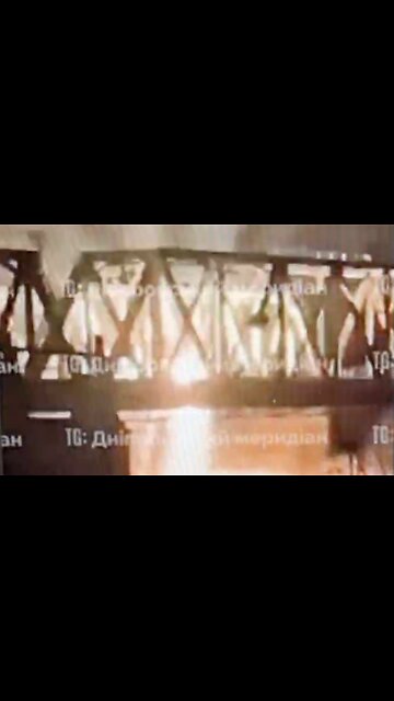 Russian Drone Melts Ukrainian Bridge / Thermite Weapon
