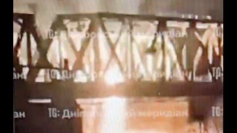 Russian Drone Melts Ukrainian Bridge / Thermite Weapon