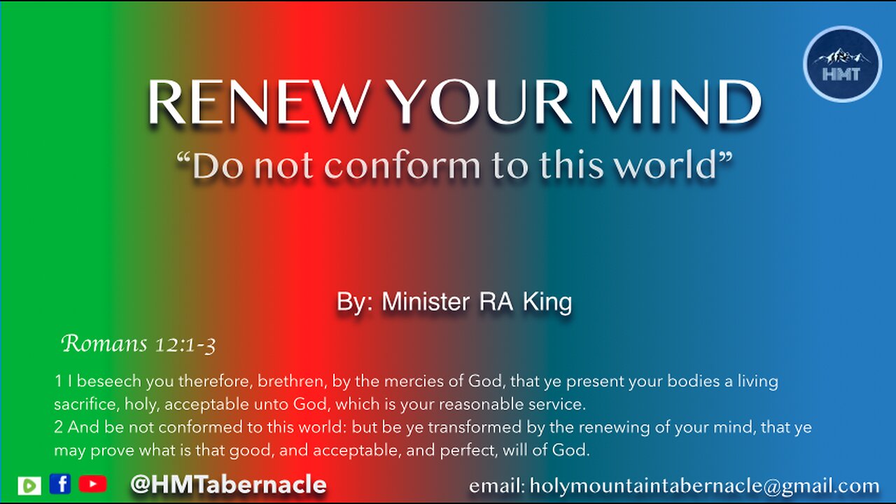 RENEW YOUR MIND