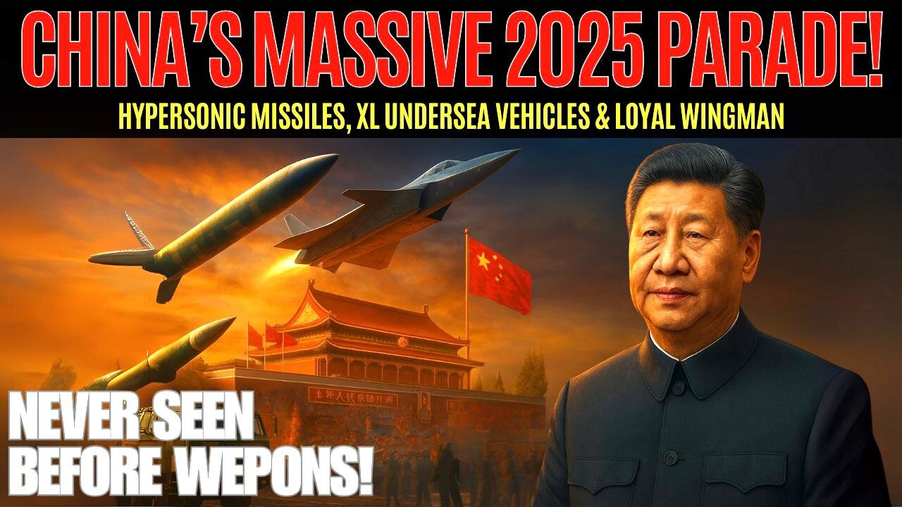 Shocking: China’s 2025 Parade Unveils 20+ Brand-New Advanced Weapons!
