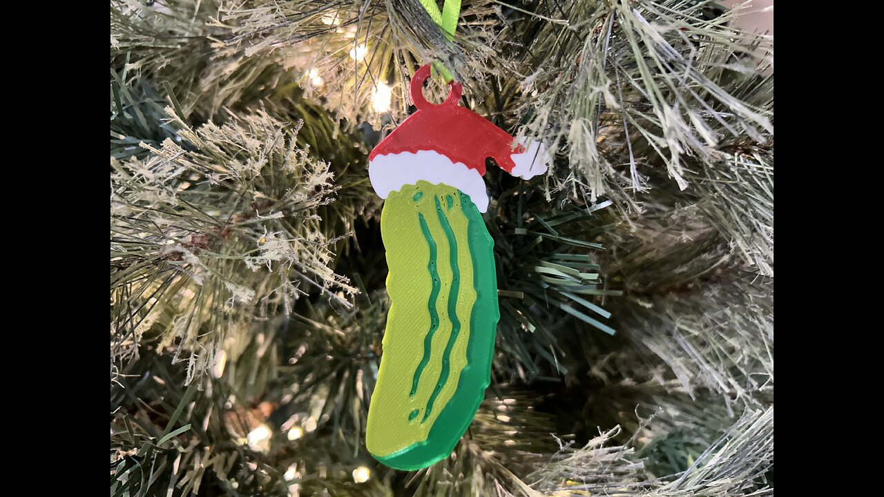 Christmas Pickle Ornament