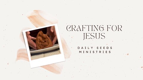 Crafting For Jesus | Polymer Clay Nativity Scene Sculpting | No Talking