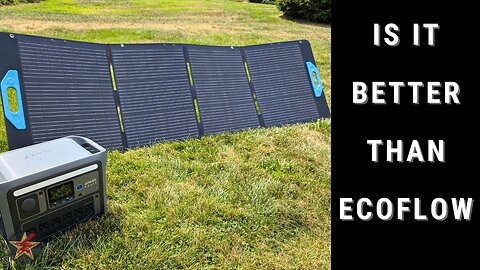 Anker SOLIX 200W Portable Solar Panel Review 🌞🔋| Power On the Go