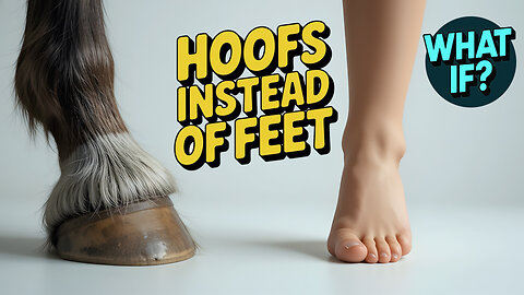 What if humans had HOOVES instead of feet?!
