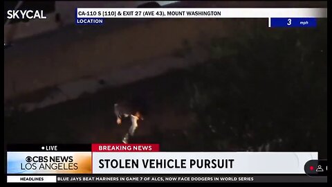 Stolen vehicle suspect fatally struck after jumping out of moving van on L.A. freeway