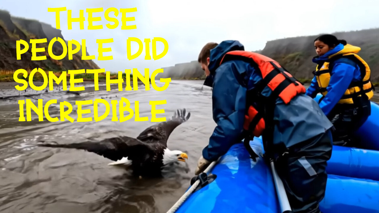The story of the eagle's rescue is a reminder that even the strongest wings sometimes need help!!!