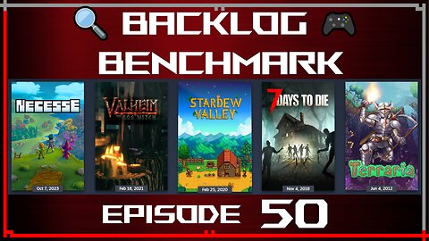 🔍 Backlog Benchmark 50 🎮 | Steam - Terraria-likes | Late Evening of August 27th, 2025